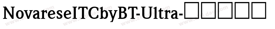 NovareseITCbyBT-Ultra字体转换