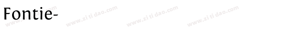 Fontie字体转换