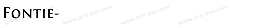 Fontie字体转换