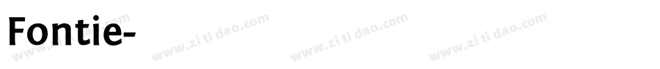 Fontie字体转换