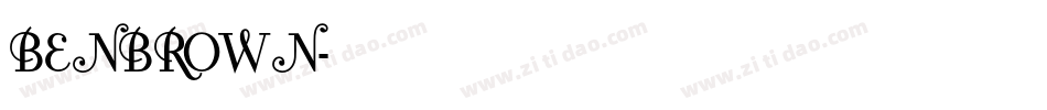 BENBROWN字体转换