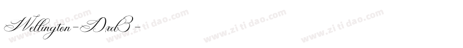 Wellington-Dxd3字体转换