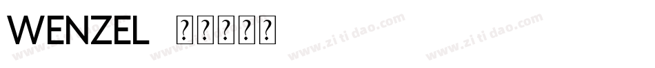 wenzel1字体转换