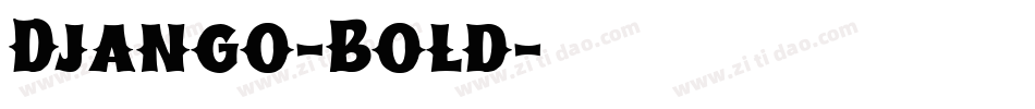 Django-Bold字体转换
