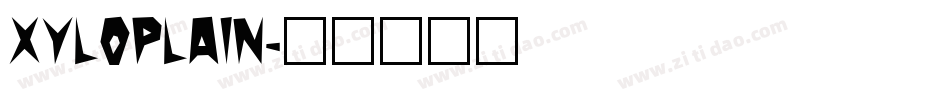 XyloPlain字体转换