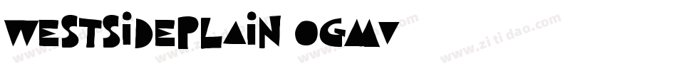 WestSidePlain-ogmV字体转换