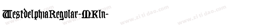 WestdelphiaRegular-MKln字体转换 WestdelphiaRegular-MKln字体转换