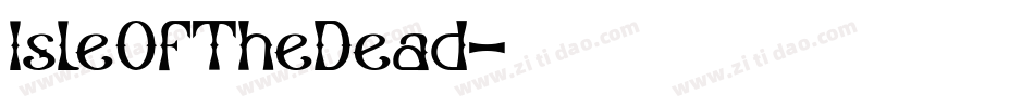 IsleOfTheDead字体转换