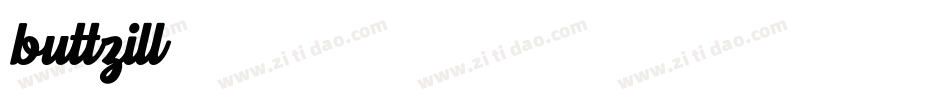 buttzill字体转换