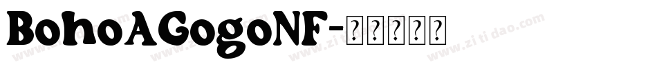 BohoAGogoNF字体转换