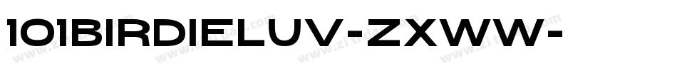101BirdieLuv-zXww字体转换