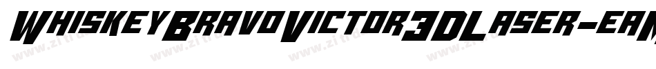 WhiskeyBravoVictor3DLaser-eaMO字体转换