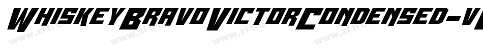 WhiskeyBravoVictorCondensed-v6RZ字体转换 WhiskeyBravoVictorCondensed-v6RZ字体转换