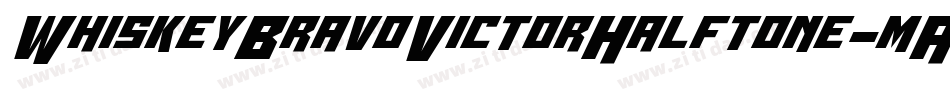 WhiskeyBravoVictorHalftone-mAPV字体转换 WhiskeyBravoVictorHalftone-mAPV字体转换