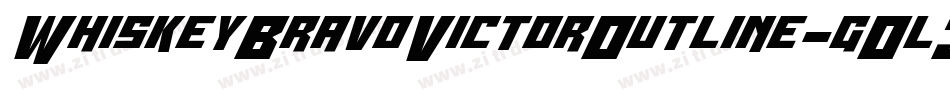 WhiskeyBravoVictorOutline-gOl3字体转换