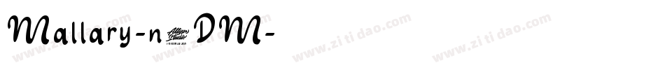 Mallary-n6DM字体转换