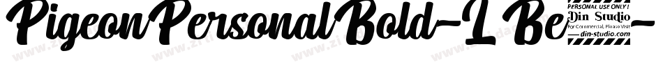 PigeonPersonalBold-LBe4字体转换 PigeonPersonalBold-LBe4字体转换