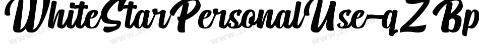WhiteStarPersonalUse-qZBpr字体转换 WhiteStarPersonalUse-qZBpr字体转换