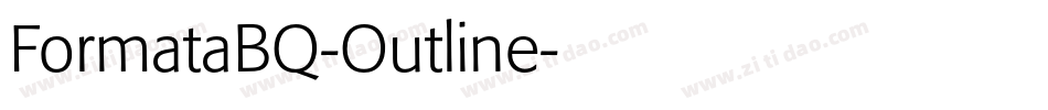 FormataBQ-Outline字体转换