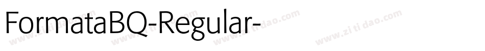 FormataBQ-Regular字体转换