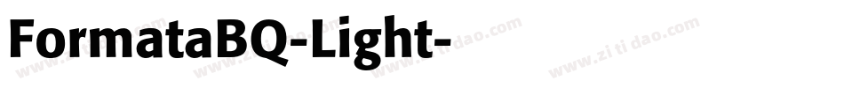 FormataBQ-Light字体转换