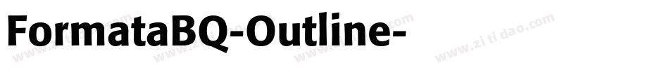 FormataBQ-Outline字体转换
