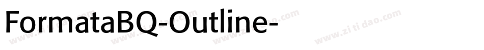 FormataBQ-Outline字体转换