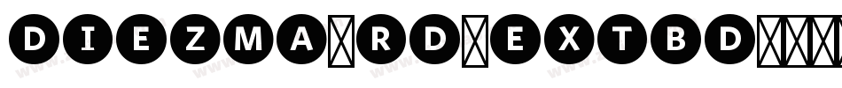 Diezma-Rd-ExtBd字体转换