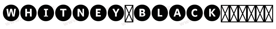 Whitney-Black字体转换