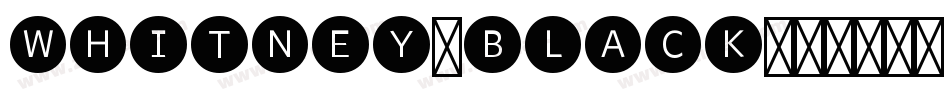 Whitney-Black字体转换