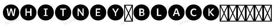 Whitney-Black字体转换