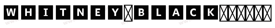 Whitney-Black字体转换