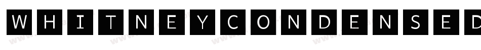WhitneyCondensed-Black字体转换