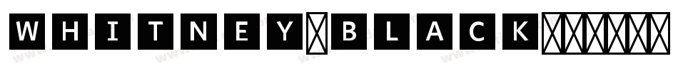 Whitney-Black字体转换