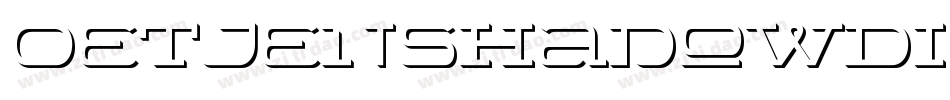 OetjenShadowDisplay字体转换