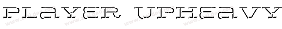 Player1UpHeavyItalic-81JB字体转换 Player1UpHeavyItalic-81JB字体转换