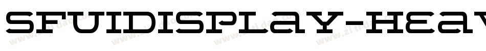 SFUIDisplay-Heavy字体转换