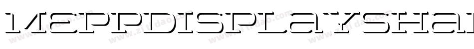 MeppDisplayShadow字体转换