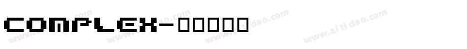 Complex字体转换