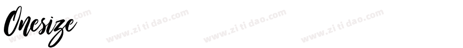 Onesize字体转换