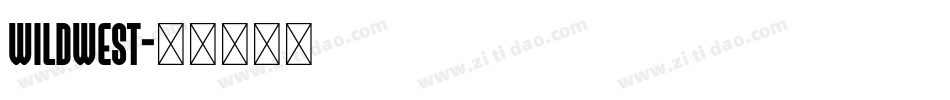 WildWest字体转换