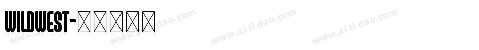 WildWest字体转换