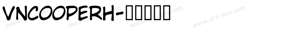 VnCooperH字体转换