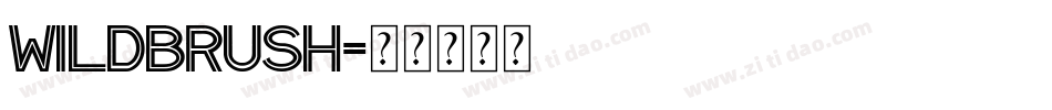 WILDBRUSH字体转换
