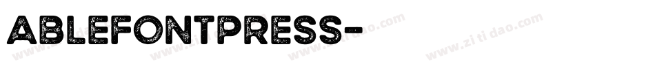 AblefontPress字体转换