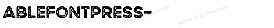 AblefontPress字体转换