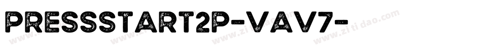 PressStart2P-vaV7字体转换