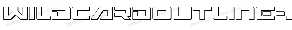 WildcardOutline-jzj0字体转换