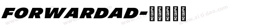 ForwardAd字体转换