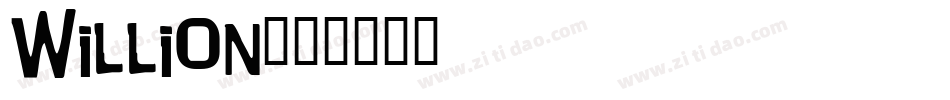 Willion字体转换
